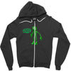 green man dance says hello 2018 Zipper Hoodie