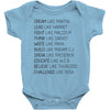 Dream Like Martin Baby Bodysuit