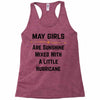 May Girls Racerback Tank