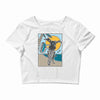 ride and surf Crop Top