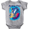 Surfing Time Baby Onesie