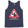body under construction road sign Tank Top