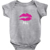 Mrs with heart dot (Mr and Mrs set) Baby Onesie