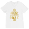 kings are born in 1984 V-Neck Tee