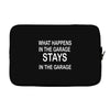 stays in the garage Laptop sleeve