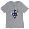 Space Triangle V-Neck Tee