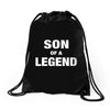 Dad The Man The Myth The Legend - Son Of A Legend Family Matching Drawstring Bags