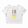 Lightsaber Rainbow Crop Top