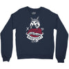 bad cat   gatos locos Crewneck Sweatshirt