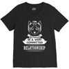 I Am Cat Actually In A Very Commited Relationship V-Neck Tee
