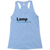 lamp   brick tamland likes this facebook thumbs up mens white t shirt Racerback Tank