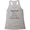 And God Said... Cool Tshirts Racerback Tank