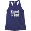 kneel before zod Racerback Tank