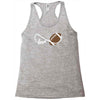 football infinity love Racerback Tank
