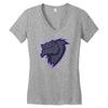 rockzillah dark Women's V-Neck T-Shirt