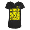 Winner Winner Chicken Dinner Pubg Maternity Scoop Neck T-shirt