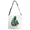 fawns meet kaiju Adjustable Strap Totes