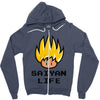 saiyan life Zipper Hoodie