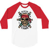 pirate zombie skull 3/4 Sleeve Shirt
