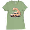 muscle car Ladies Fitted T-Shirt