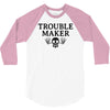 troublemaker 3/4 Sleeve Shirt