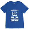 Never Underestimate A Pop Pop With An Engineer Degree V-Neck Tee