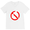 no zombies V-Neck Tee