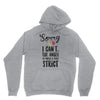 sorry i can't the angel of music is very strict Unisex Hoodie