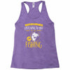 fishing in my head! Racerback Tank