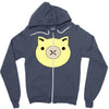 roadhog piggy icon Zipper Hoodie