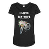 i love when my wife lets me buy another bike Maternity Scoop Neck T-shirt
