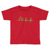 morning coffee heatbeat ekg Toddler T-shirt