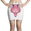 pink foxy Mini Skirts