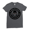 badass bad angry primate 2 Ladies Fitted T-Shirt