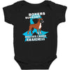 boxers support prostate cancer awareness Baby Bodysuit