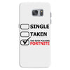 too busy playing fortnite (black) Samsung Galaxy S7