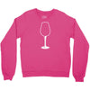 glasses wine Crewneck Sweatshirt