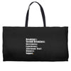 hobbit meals Weekender Totes