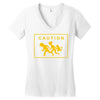 poke xing Women's V-Neck T-Shirt