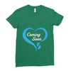 Coming Soon Baby Boy Ladies Fitted T-Shirt