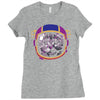 space cat Ladies Fitted T-Shirt