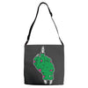 rude zombie Adjustable Strap Totes