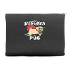 rescued by pug1 Accessory Pouches