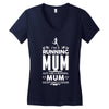 running mum Women's V-Neck T-Shirt