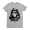 nerd  lion Ladies Fitted T-Shirt