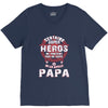 papa heros V-Neck Tee