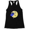 time travel to the moon Racerback Tank