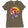hotline plumber Ladies Fitted T-Shirt