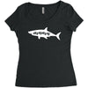 Mama Shark Women's Triblend Scoop T-shirt