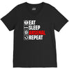 eat sleep arsenal V-Neck Tee